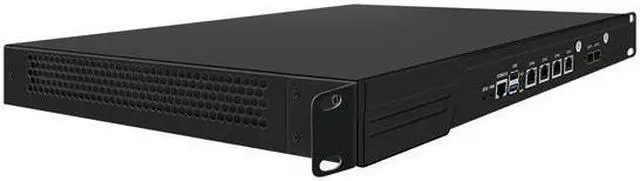 Alt view image 3 of 4 - HUNSN 1U Cabinet Firewall Appliance 10GB, Intel N200, RJ54, PFsense, Mikrotik, OPNsense, VPN, Network Rackmount, 4 x 226-V 2.5GbE LAN, 2 x SFP+ 82599es 10 Gigabit, GPIO, SIM Slot, 8G RAM, 128G SSD