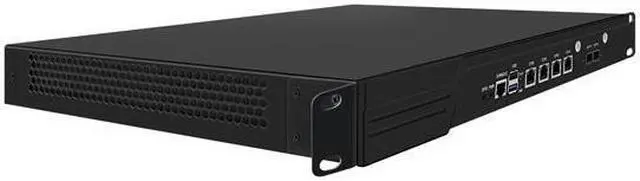 Alt view image 4 of 4 - HUNSN 1U Firewall Appliance with Redundancy Power Supply, N200, RJ54k, pFsense, Mikrotik, OPNsense, VPN, 4 x 2.5GbE LAN, 2 x SFP+ 82599es 10 Gigabit, GPIO, SIM Slot, Dual Power, 8G RAM, 256G SSD