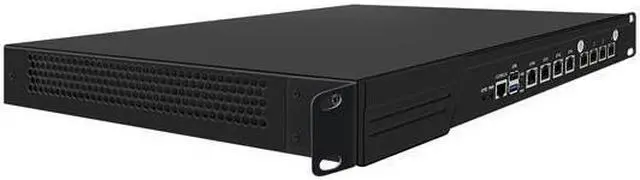 Alt view image 3 of 4 - HUNSN 1U 19 Inch Rack Mount Firewall Appliance, Intel N200, RJ55, pFsense, Mikrotik, OPNsense, VPN, Network Router, AES-NI, 8 x 226-V 2.5GbE LAN, Console, VGA, GPIO, SIM Slot, 8G RAM, 512G SSD