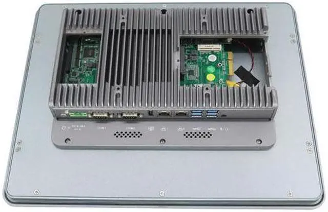 Alt view image 7 of 7 - HUNSN 15 Inch Industrial IP65 Front Panel PC, I5 8260U, PX03, Multi Touch Resistance Touch Screen, Windows 11 or Linux Ubuntu, TPM2.0, 9-36V 2Pin Phoenix, 2 x COM, HDMI, 2 x LAN, 8G RAM, 256G SSD