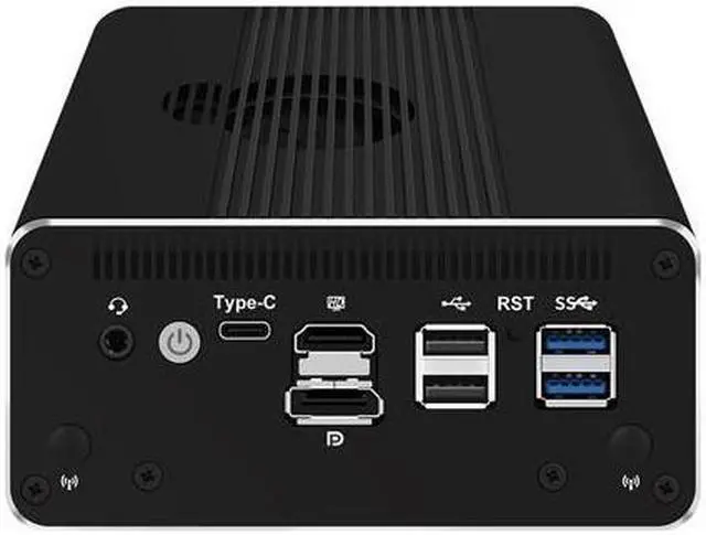 Main image of HUNSN Micro Firewall Appliance, Mini PC, VPN, Router PC, RJ50, Core I5 1135G7, AES-NI, 4 x 2.5GbE I226-V, 2 x SFP+ Optical 10Gbe 82599ES, HDMI, DP, Barebone, NO RAM, NO Storage, NO System
