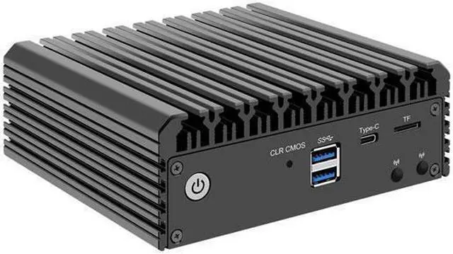 Alt view image 2 of 4 - HUNSN Micro Firewall Appliance, Mini PC, Intel N5105, RJ03a, pFsense, Mikrotik, OPNsense, VPN, Router PC, AES-NI, 4 x Intel 2.5GbE I226-V LAN, Type-C, TF, M.2 WiFi 6 Slot, 16G RAM, 128G SSD