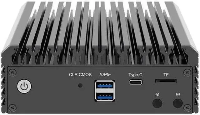 Alt view image 4 of 4 - HUNSN Micro Firewall Appliance, Mini PC, Intel N5105, RJ03a, pFsense, Mikrotik, OPNsense, VPN, Router PC, AES-NI, 4 x Intel 2.5GbE I226-V LAN, Type-C, TF, M.2 WiFi 6 Slot, 16G RAM, 128G SSD
