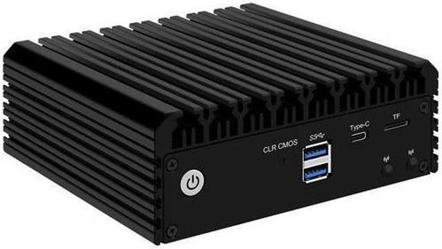 Alt view image 2 of 6 - HUNSN Micro Firewall Appliance, Mini PC, Intel N6005, RJ03l, pFsense, Mikrotik, OPNsense, VPN, Router PC, AES-NI, 4 x Intel 2.5GbE I226-V LAN, Type-C, TF, M.2 WiFi 6 Slot, 4G RAM, 32G SSD