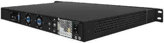Alt view image 4 of 6 - HUNSN 1U Cabinet Firewall Appliance 10Gbe, Intel Core I7 9700, RJ60, PFsense, Mikrotik, OPNsense, VPN, Network Rackmount, 8 x Intel 2.5GbE I226-V, 2 x SFP+ 82599ES 10Gbe, 16G RAM, 512G SSD