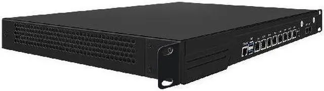 Alt view image 3 of 6 - HUNSN 1U Cabinet Firewall Appliance 10Gbe, Intel Core I7 9700, RJ60, PFsense, Mikrotik, OPNsense, VPN, Network Rackmount, 8 x Intel 2.5GbE I226-V, 2 x SFP+ 82599ES 10Gbe, 16G RAM, 512G SSD