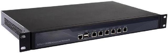 Alt view image 3 of 4 - HUNSN 1U Rackmount Firewall Hardware, pFsense, OPNsense, Celeron J6412, RS06l, Mikrotik, VPN, Network Security Appliance, AES-NI, 6 x I226-V 2.5Gbe, Console, VGA, 4G RAM, 32G SSD
