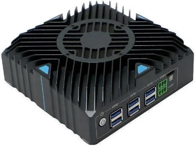 Alt view image 2 of 6 - HUNSN Side Mount Din Rail Micro Firewall Appliance, Mini PC, pFsense, Mikrotik, I3 10110U, RX19, OPNsense, VPN, Router PC, 4 x I210 I211, HDMI, TPM2.0, SIM Slot, 32G RAM, 512G SSD