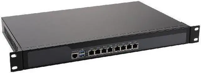 Main image of HUNSN Firewall, VPN, 1U Rackmount, Mikrotik, I5 4210M, RS14, Pfsense, OPNsense, Network Appliance, Router PC, AES-NI, 8 x I226-V 2.5Gbe, COM, VGA, 0 RAM, 0 Storage, Barebone No System