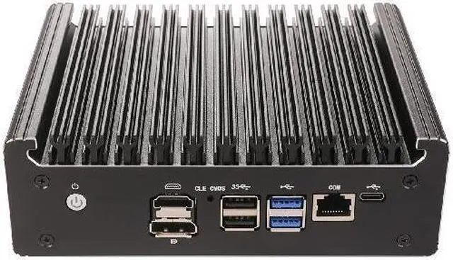 Alt view image 2 of 5 - HUNSN Micro Firewall Appliance, Mini PC, pFsense, Mikrotik, Pentium Gold 8505, RS53, OPNsense, VPN, Router PC, 6 x 2.5GbE I226-V, COM, HDMI, DP, Type-C, 8G RAM, 64G SSD