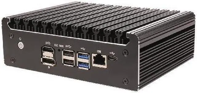 Alt view image 4 of 5 - HUNSN Micro Firewall Appliance, Mini PC, pFsense, Mikrotik, Pentium Gold 8505, RS53, OPNsense, VPN, Router PC, 6 x 2.5GbE I226-V, COM, HDMI, DP, Type-C, 8G RAM, 64G SSD