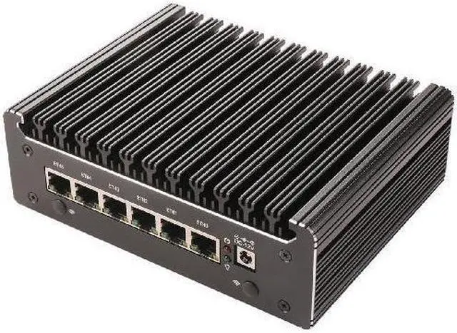 Alt view image 5 of 5 - HUNSN Micro Firewall Appliance, Mini PC, pFsense, Mikrotik, Pentium Gold 8505, RS53, OPNsense, VPN, Router PC, 6 x 2.5GbE I226-V, COM, HDMI, DP, Type-C, 8G RAM, 64G SSD