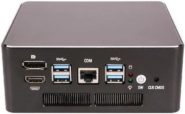 Alt view image 2 of 5 - HUNSN Micro Firewall Appliance, Mini PC, pFsense, I5 1155G7, RS54, Mikrotik, OPNsense, VPN, Router PC, 6 x 2.5GbE I226-V, DP, HDMI, RJ45 COM, With FAN, 16G RAM, 128G SSD