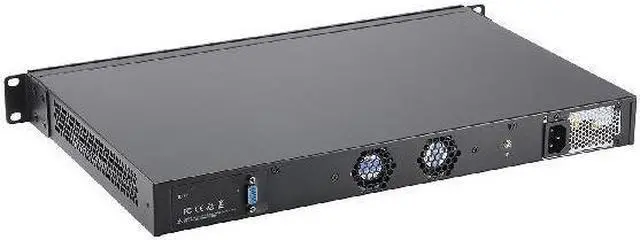 Alt view image 2 of 5 - HUNSN 1U Firewall Appliance, pFsense, I3 8100, RS45, Mikrotik, OPNsense, VPN, Network Rackmount, 8 x 2.5Gbe 226-V LAN, 4 x SFP+ 10Gbe XL710, Console, VGA, 4G RAM, 64G SSD
