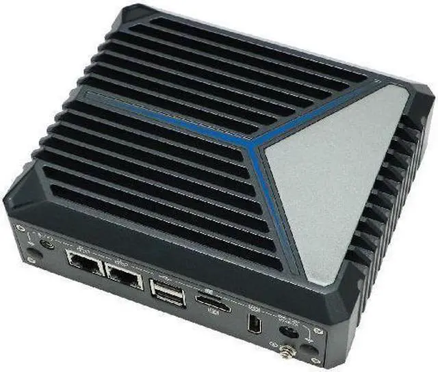 Alt view image 5 of 7 - HUNSN Fanless Mini PC, Desktop Computer, HTPC, Kodi Nano Box, N100, BX11, Windows 11 or Linux Ubuntu, WiFi6, BT 5.2, TPM, 2 x COM, 2 x LAN, SIM Slot, 2 x HDMI, Vesa Mount, 16G RAM, 256G SSD