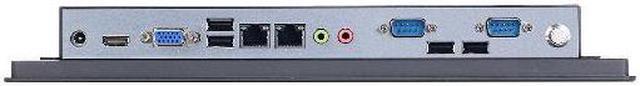 Alt view image 4 of 4 - 14 Inch TFT LED IP65 Industrial Panel PC, 10-point Projected Capacitive Touch Screen, I5 8265U, Windows 11 or Linux Ubuntu, HUNSN PW09, VGA, HDMI, 2 x LAN, 2 x COM, 32G RAM, 1TB SSD