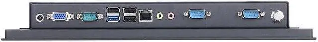Alt view image 3 of 5 - 14 Inch TFT LED IP65 Industrial Panel PC, 10-point Projected Capacitive Touch Screen, J1900, HUNSN PW09, VGA, 4 x USB, LAN, 3 x COM, Barebone, NO RAM, NO Storage, NO System