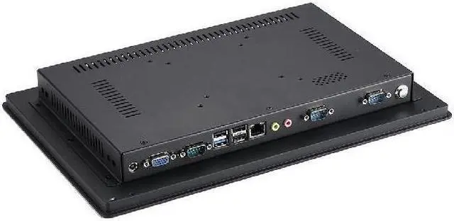 Alt view image 5 of 5 - 14 Inch TFT LED IP65 Industrial Panel PC, 10-point Projected Capacitive Touch Screen, J1900, HUNSN PW09, VGA, 4 x USB, LAN, 3 x COM, Barebone, NO RAM, NO Storage, NO System