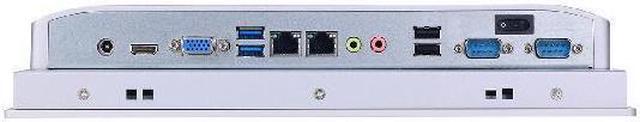 Alt view image 4 of 5 - 12.1" TFT LED IP65 Industrial Panel PC, 10-point Projected Capacitive Touch Screen, I5 1135G7, HUNSN PW24, Windows 11 or Linux Ubuntu, VGA, HDMI, 2 x LAN, 2 x COM, 8G RAM, 128G SSD, 1TB HDD