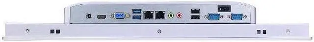 Alt view image 4 of 5 - 19" TFT LED IP65 Industrial Panel PC, 10-point Projected Capacitive Touch Screen, Core I7 6500U, HUNSN PW28, Windows 11 or Linux Ubuntu, VGA, HDMI, 2 x LAN, 2 x COM, 8G RAM, 128G SSD