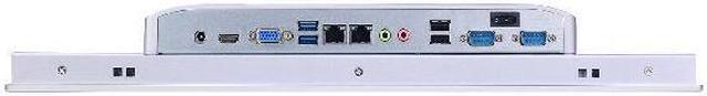 Alt view image 4 of 5 - 19" TFT LED IP65 Industrial Panel PC, 10-point Projected Capacitive Touch Screen, Core I7 1165G7, HUNSN PW28, Windows 11 or Linux Ubuntu, VGA, HDMI, 2 x LAN, 2 x COM, 8G RAM, 128G SSD, 1TB HDD