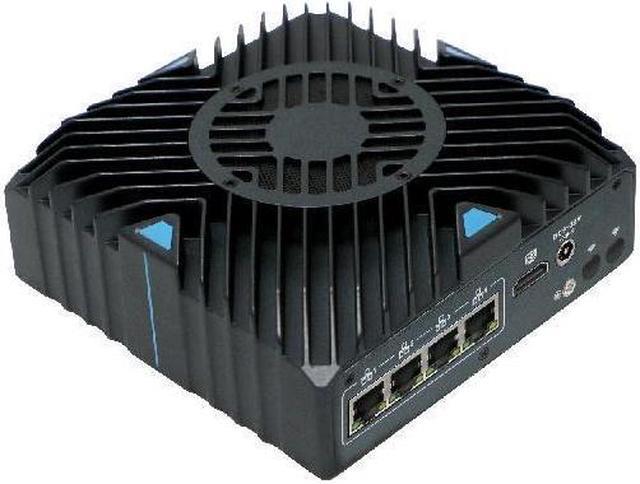 Main image of HUNSN Micro Firewall Appliance, Mini PC, pFsense, Mikrotik, I5 8260U, RX19, OPNsense, VPN, Router PC, 9-36V Wide Voltage, 4 x Gigabit LAN, HDMI, TPM, Vesa Mount, 0 RAM, 0 Storage, Barebone No System