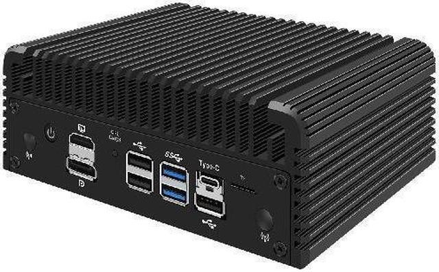 Alt view image 2 of 6 - HUNSN Micro Firewall Appliance, Mini PC, pFsense, I3 1215U, RJ24, Mikrotik, OPNsense, VPN, Router PC, 6 x 2.5GbE I226-V, Full Function Type-C, TF, Fanless, 0 RAM, 0 Storage, Barebone No System