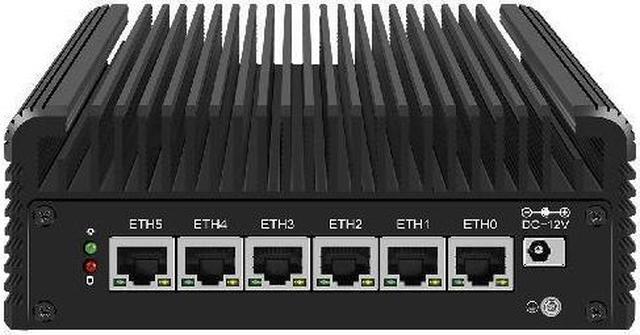 Alt view image 3 of 6 - HUNSN Micro Firewall Appliance, Mini PC, pFsense, I3 1215U, RJ24, Mikrotik, OPNsense, VPN, Router PC, 6 x 2.5GbE I226-V, Full Function Type-C, TF, Fanless, 0 RAM, 0 Storage, Barebone No System
