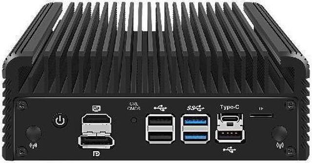 Alt view image 4 of 6 - HUNSN Micro Firewall Appliance, Mini PC, pFsense, I3 1215U, RJ24, Mikrotik, OPNsense, VPN, Router PC, 6 x 2.5GbE I226-V, Full Function Type-C, TF, Fanless, 0 RAM, 0 Storage, Barebone No System