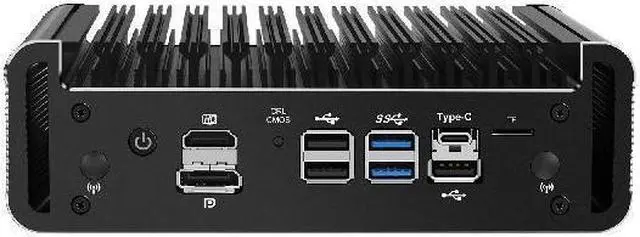 Alt view image 2 of 7 - HUNSN Micro Firewall Appliance, Mini PC, pFsense, 6 Cores I3 1215U, RJ24, Mikrotik, OPNsense, VPN, Router PC, 6 x 2.5GbE I226-V, HDMI, DP, USB3.2, Type-C, TF, 0 RAM, 0 Storage, Barebone No System