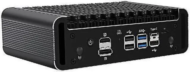 Alt view image 7 of 7 - HUNSN Micro Firewall Appliance, Mini PC, pFsense, 6 Cores I3 1215U, RJ24, Mikrotik, OPNsense, VPN, Router PC, 6 x 2.5GbE I226-V, HDMI, DP, USB3.2, Type-C, TF, 0 RAM, 0 Storage, Barebone No System