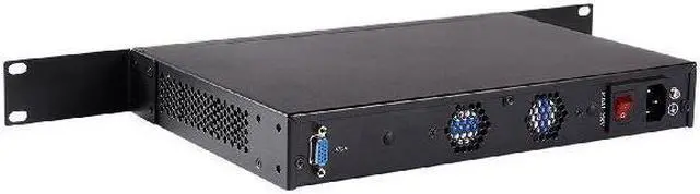 Alt view image 2 of 2 - HUNSN Rack Mount Micro Firewall Appliance, Mini PC, pFsense, N100, RS03, Mikrotik, OPNsense, VPN, Router PC, AES-NI, 6 x I226-V 2.5Gbe LAN, 2 x USB, COM, VGA, 0 RAM, 0 Storage, Barebone No System