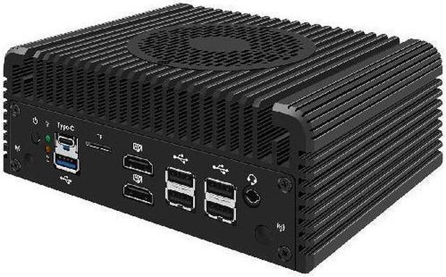 Alt view image 4 of 6 - HUNSN Firewall Appliance, Mini PC, PFSense, Mikrotik, 3 N355, RJ63, OPNsense, VPN, Router PC, 2 x 2.5GbE LAN, 2 x SFP+, 2 x HDMI, TF, Type-C, Phoenix Terminal, 8G RAM, 256G SSD