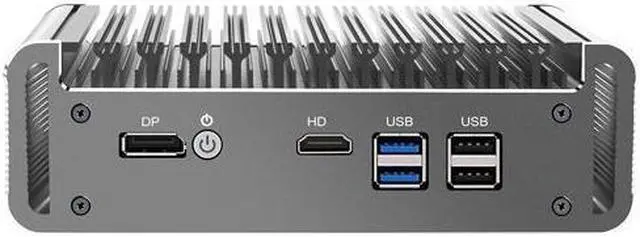 Alt view image 2 of 5 - HUNSN Micro Firewall Appliance, Mini PC, pFsense Plus, Celeron N5105, RJ05, Mikrotik, OPNsense, VPN, Router PC, AES-NI, 6 x 2.5GbE I226-V, DP, HDMI, SIM Slot, 4G RAM, 64G SSD