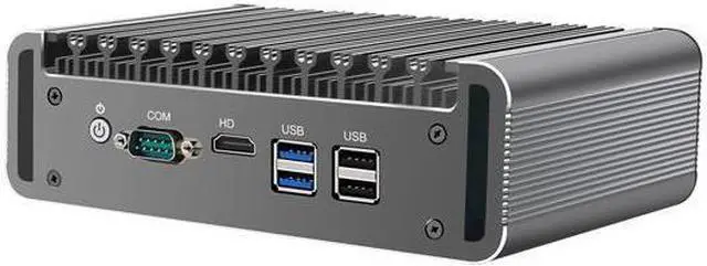 Alt view image 4 of 5 - HUNSN Micro Firewall Appliance, Mini PC, VPN, Router PC, Celeron J4125, RJ04, AES-NI, 6 x 2.5GbE I225-V B3 LAN, SIM Slot, Barebone, NO RAM, NO Storage, NO System
