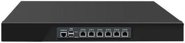 Alt view image 3 of 6 - HUNSN 1U Firewall Network Security Appliance, pFSense, Mikrotik, N100, RJ08, OPNsense, VPN, Router PC, AES-NI, 6 x 2.5GbE I226-V LAN, Console, VGA, 32G RAM, 512G SSD