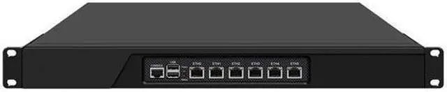 Main image of HUNSN 1U Rack Mount Firewall Appliance, PFSense, Mikrotik, 2th Gen Core I5 2430M, 2520M, 2540M, RJ08, OPNsense, VPN, 6 x 2.5GbE I226-V LAN, Console, 2G RAM, 32G SSD