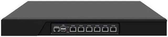 Main image of HUNSN 1U Firewall Hardware Appliance, PFSense, Untangle, I5 3470, RJ08, Mikrotik, OPNsense, VPN, Router PC, B75 Chipset, Bypass, 6 x Gigabit LAN, Console, VGA, 0 RAM, 0 Storage, Barebone No System