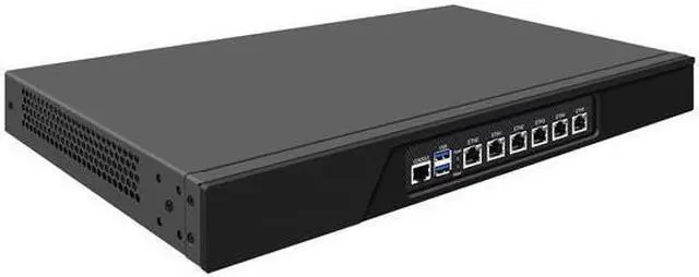 Alt view image 3 of 5 - HUNSN 1U Firewall Hardware Appliance, PFSense, Untangle, I5 3470, RJ08, Mikrotik, OPNsense, VPN, Router PC, B75 Chipset, Bypass, 6 x Gigabit LAN, Console, VGA, 0 RAM, 0 Storage, Barebone No System