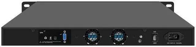 Alt view image 2 of 7 - HUNSN 1U Firewall Appliance 10GbE, PFSense, Mikrotik,2th Gen I3 2328M, 2350M, 2370M, RJ16, OPNsense, VPN,  6 x 2.5GbE I226-V, 2 x SFP+ 82599ES 10GbE, 0 RAM, 0 Storage, Barebone No System
