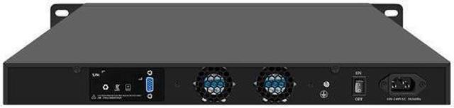 Alt view image 2 of 5 - HUNSN 1U Firewall Appliance 10GbE, PFSense, Mikrotik, 3th Gen Core I3 3110M, 3120M, RJ16, OPNsense, VPN, 6 x 2.5GbE I226-V, 2 x SFP+ 82599ES 10GbE, 8G RAM, 128G SSD
