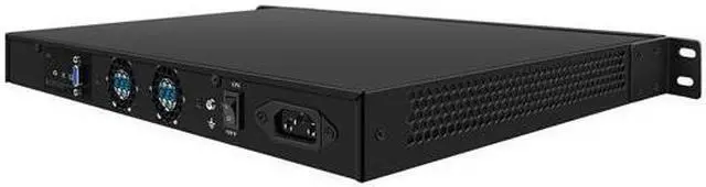 Alt view image 4 of 7 - HUNSN 1U Firewall Appliance 10GbE, PFSense, Mikrotik,2th Gen I3 2328M, 2350M, 2370M, RJ16, OPNsense, VPN,  6 x 2.5GbE I226-V, 2 x SFP+ 82599ES 10GbE, 0 RAM, 0 Storage, Barebone No System