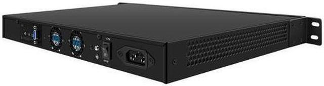 Alt view image 4 of 5 - HUNSN 1U Firewall Appliance 10GbE, PFSense, Mikrotik, 3th Gen Core I3 3110M, 3120M, RJ16, OPNsense, VPN, 6 x 2.5GbE I226-V, 2 x SFP+ 82599ES 10GbE, 8G RAM, 128G SSD