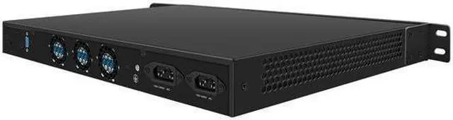 Alt view image 3 of 5 - HUNSN 1U Firewall Appliance 10GbE with Redundancy Power Supply, PFSense, I5 12400, RJ16, Mikrotik, OPNsense, VPN, 6 x 2.5GbE LAN, 2 x SFP+, Support 19-24V DC, 64G RAM, 256G SSD