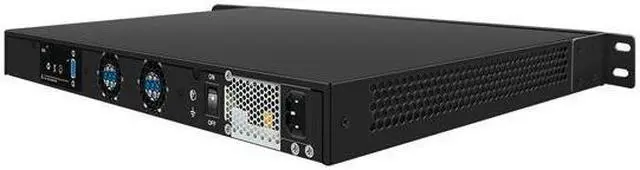 Alt view image 3 of 4 - HUNSN Firewall Hardware, VPN, 19 Inch 1U Rackmount Appliance, PFSense, B75 with I7 3770, RJ18, OPNsense, Untangle, 6 x 1GbE LAN, 2 x SFP+ 82599ES 10GbE, Bypass, 16G RAM, 512G SSD