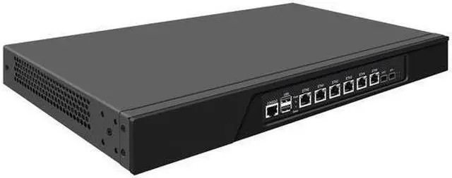 Alt view image 4 of 4 - HUNSN Firewall Hardware, VPN, 19 Inch 1U Rackmount Appliance, PFSense, B75 with I7 3770, RJ18, OPNsense, Untangle, 6 x 1GbE LAN, 2 x SFP+ 82599ES 10GbE, Bypass, 16G RAM, 512G SSD