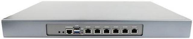 Main image of HUNSN 1U Firewall Appliance with Redundancy Power Supply, Rack Mount, Celeron J6413, RJ29, PFSense, Mikrotik, OPNsense, VPN, 6 x 2.5GbE I226 LAN, 2 x AC Socket, 8G RAM, 128G SSD