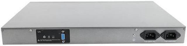 Alt view image 2 of 4 - HUNSN 1U Firewall Appliance with Redundancy Power Supply, Rack Mount, Celeron J6413, RJ29, PFSense, Mikrotik, OPNsense, VPN, 6 x 2.5GbE I226 LAN, 2 x AC Socket, 8G RAM, 128G SSD