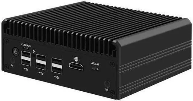 Alt view image 4 of 6 - HUNSN Triple Display Micro Firewall Appliance, Mini PC, PFSense, Alder Lake-N I3 N305, RJ35, Mikrotik, OPNsense, VPN, Router PC, 2 x HDMI, DP, 4 x 2.5GbE I226-V, 16G RAM, 64G SSD