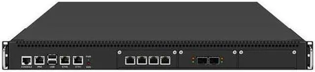 Main image of HUNSN 1U Firewall Appliance XEON Server with IPMI, PFSense, 2 x E5 2697 V4, RJ66, Mikrotik, OPNsense, VPN, C612, 2 x 1GbE LAN, 4 x 2.5GbE LAN, 2 x 82599 SFP+, 16G RAM, 128G SSD